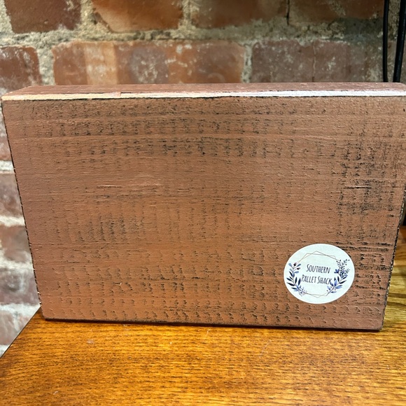 Small wooden block sign - Picture 3 of 3